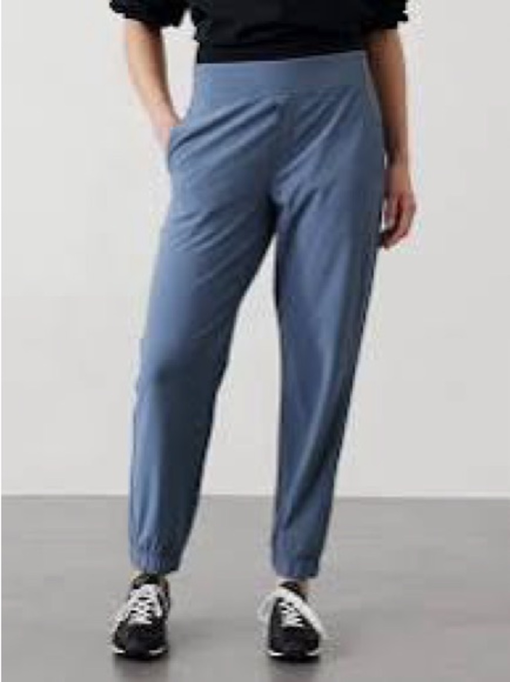 Athleta Brooklyn Mid Rise Joggers blue 4 tall long women’s casual travel